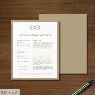 Business-Flyer mit Logo Flyer