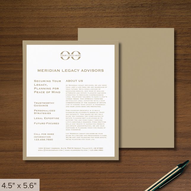 Business-Flyer mit Logo Flyer (Von Creator hochgeladen)