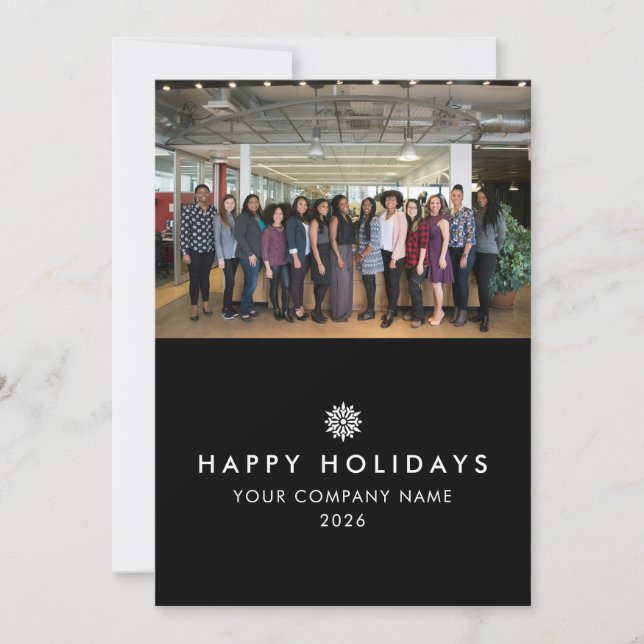 Business Foto 2026 Kalender Foto Weihnachtskarte (Vorderseite)