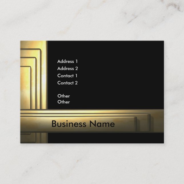 business_gold_big visitenkarte (Vorderseite)