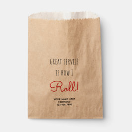 Business Great Service ist wie ich Roll Geschenktütchen