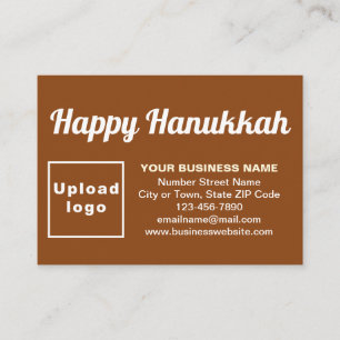 Business Hanukkah Gruß auf Brown Enclosure Card Begleitkarte