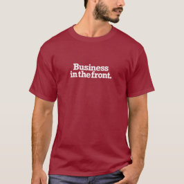 Business im Vordergrund / Party im Hintergrund - M T-Shirt