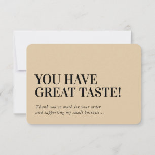 BUSINESS INSERT modern danke Champagne