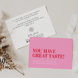 BUSINESS INSERT modern danke Ihnen niedlich rosa<br><div class="desc">per kat massard >>> WWW.SIMPLYSWEETPAPERIE.COM<< Send and extra special DANK YOU message with style and pizzazz for your customer. Fügen Sie Ihr Logo auf der Rückseite und selbst hatte eine persönliche Note schreiben - großartigen, beruflichen Kundenservice, dass sie zurückkommen behalte! TIPS 1. Um Bilder zu verändern, drücken Sie die Schaltfläche...</div>