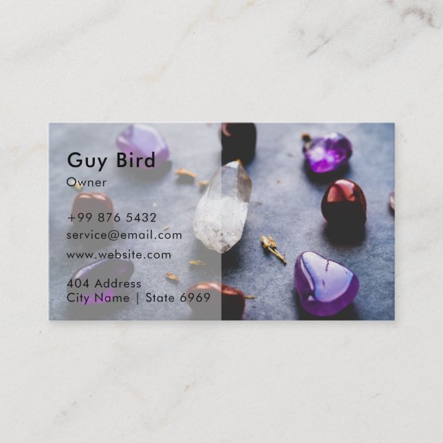 Business Lapidary | MINIMALISTISCH Visitenkarte (Vorderseite)