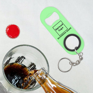 Business Light Green Schlüsselanhänger und Bottle Mini Flaschenöffner