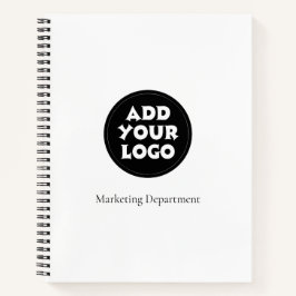 Business Logo And Text Simple Notebook Notizbuch