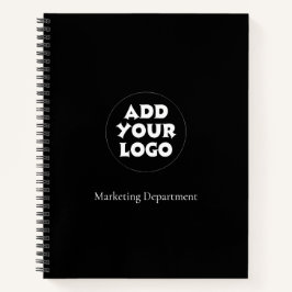 Business Logo And Text Simple Notebook Notizbuch