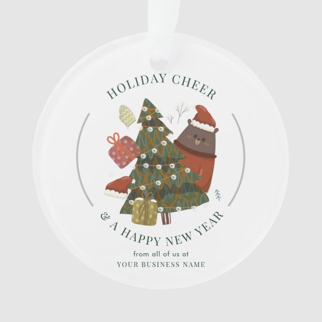 Business Logo Christmas Holiday Corporate Custom (devant)