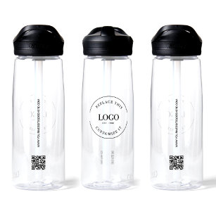 Business-Logo Custom QR-Website beruflich Trinkflasche