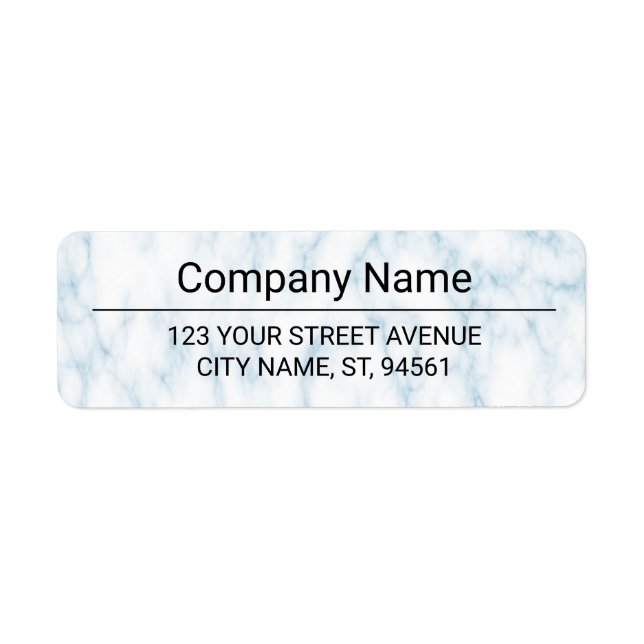 Business Logo Custom Return Address Label (Vorne)