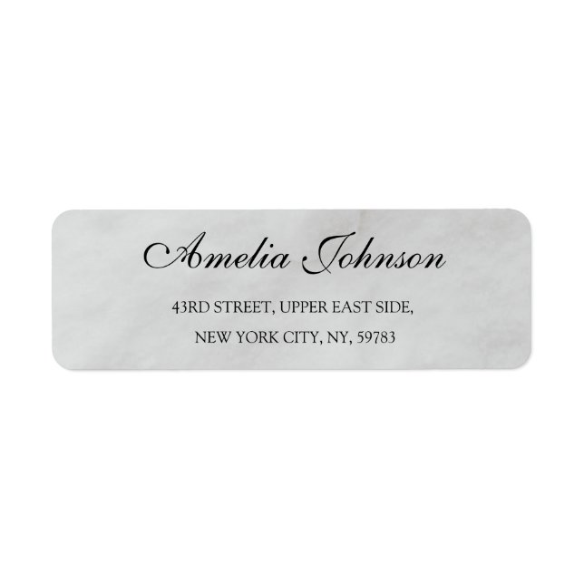 Business Logo Custom Return Address Label (Vorne)