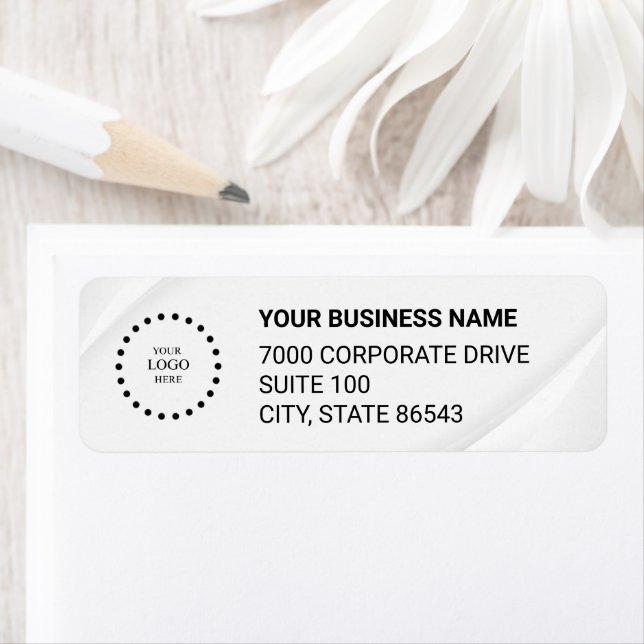 Business Logo Custom Return Address Label (Insitu)