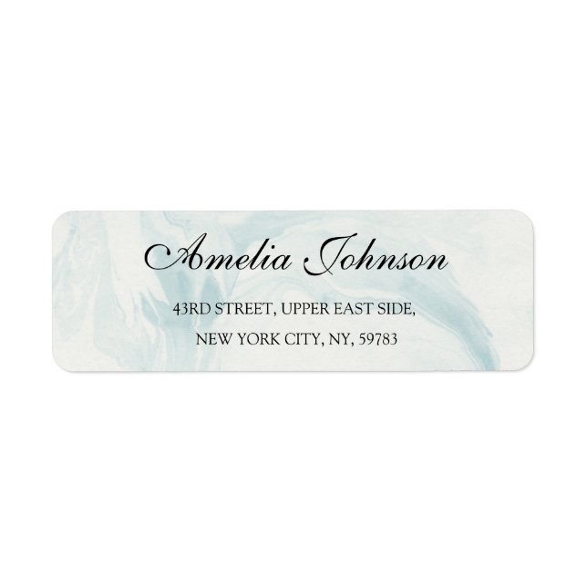 Business Logo Custom Return Address Label (Vorne)
