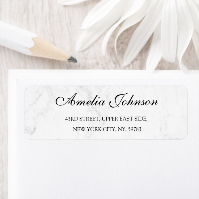 Business Logo Custom Return Address Label (Insitu)