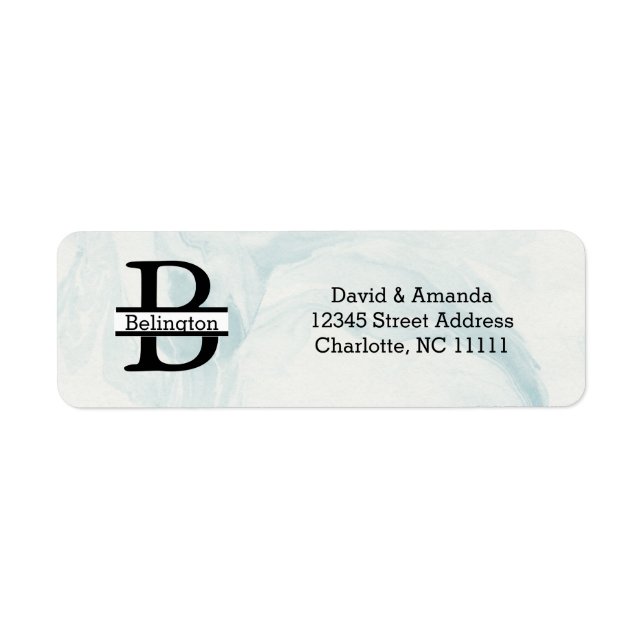 Business Logo Custom Return Address Label (Vorne)