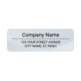Business Logo Custom Return Address Label