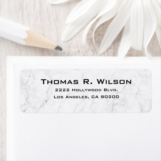 Business Logo Custom Return Address Label (Insitu)