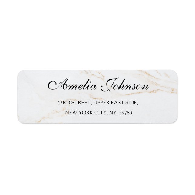 Business Logo Custom Return Address Label (Vorne)
