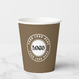 Business LOGO Minimal Business Corporate Pappbecher