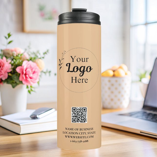 Business Logo modern Thermal Tumbler Thermosbecher (Von Creator hochgeladen)