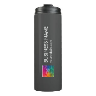 Business-Logo Moderne, einfache Vorlage Thermosbecher