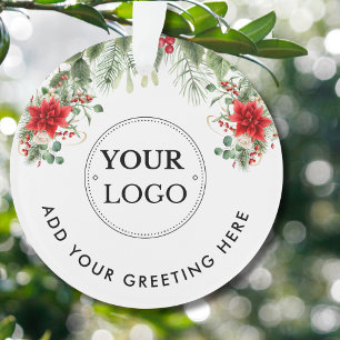 Business-Logo Moderne Weihnachtsgrün Ornament