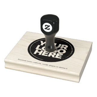 Business Logo Simple Rubber  Stamp Gummistempel
