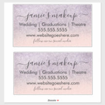 Business-Logo Social Media Beauty Imitate Glitzer