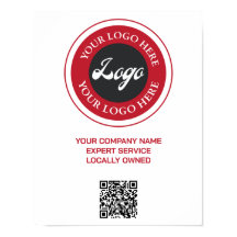 Business Modern Logo Social Media QR Code