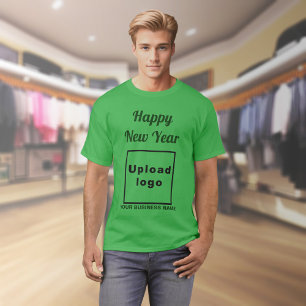 Business New Year Gruß auf Kleeblatt Green T-Shirt