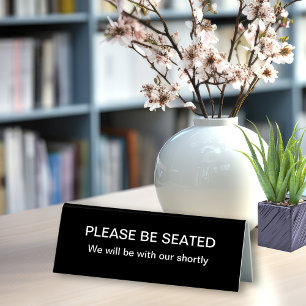 Business Office Wart Room Bitte setzen Tischaufsteller