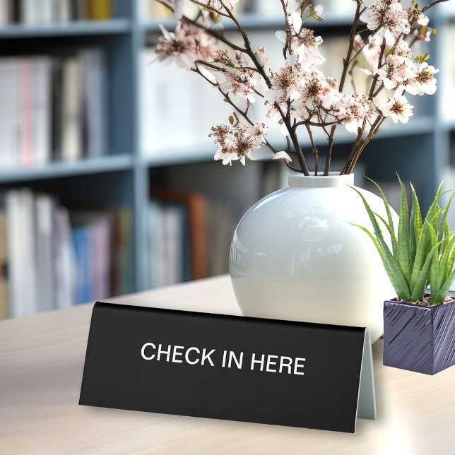 Business Office Warte Room Karo in Sign Tischaufsteller (Von Creator hochgeladen)