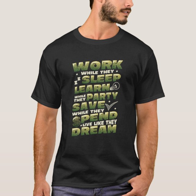 Business Owner Self Employed Motivation Entreprene T-Shirt (Vorderseite)
