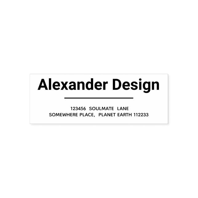 Business | Persönliche Gestaltung Ihrer eigenen Rü Permastempel (Design)