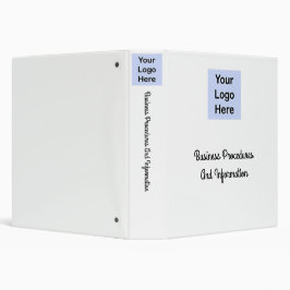 Business Procedures Binder Employee Handbook 3,8 Cm Ordner