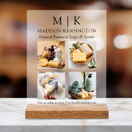 Business Products für Monogram oder Add-Fotos Acrylschild