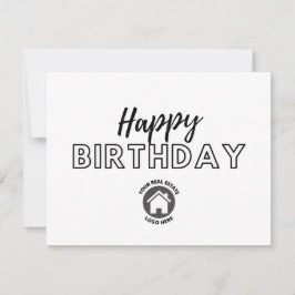 Business Realty Happy Birthday Card Karte