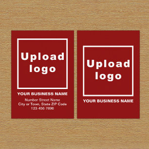Business Red Enclosure Card Begleitkarte