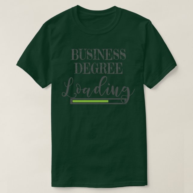 Business School Student Geschenk Business Degree L T-Shirt (Design vorne)