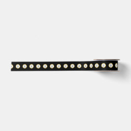 Business Schwarz-weiß Gold Elegante Ihr Logo hier Satinband