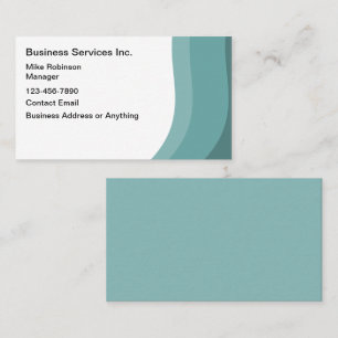 Business Services Moderne Visitenkarte