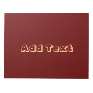 Business-Stationery zum Hinzufügen von Textausdruc Notizblock