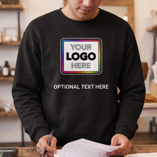 Business-Sweatshirt | Benutzerdefiniertes Logo + O Sweatshirt