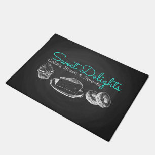 Business Sweet Bakery Chalkboard Fußmatte