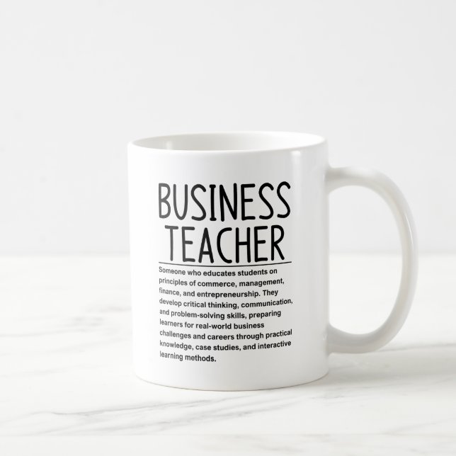 Business teacher kaffeetasse (Rechts)