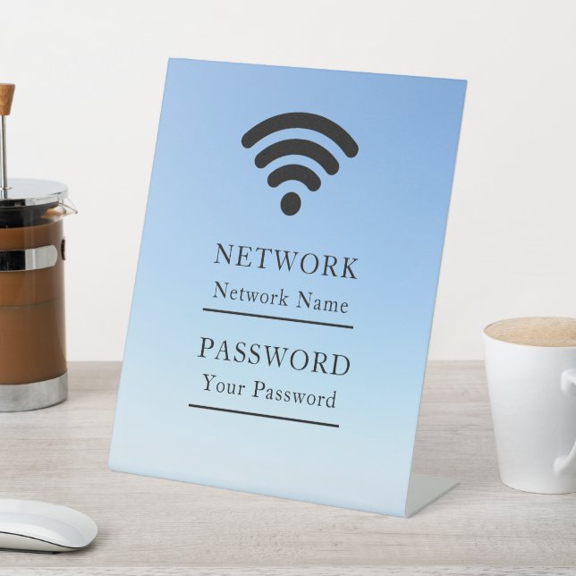  Business Wifi Morden Network Sockelschild (In SItu)