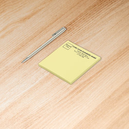 Business Yellow Square post it note Post-it Klebezettel