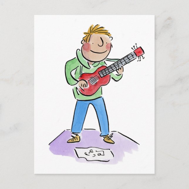 Busker Postkarte (Vorderseite)